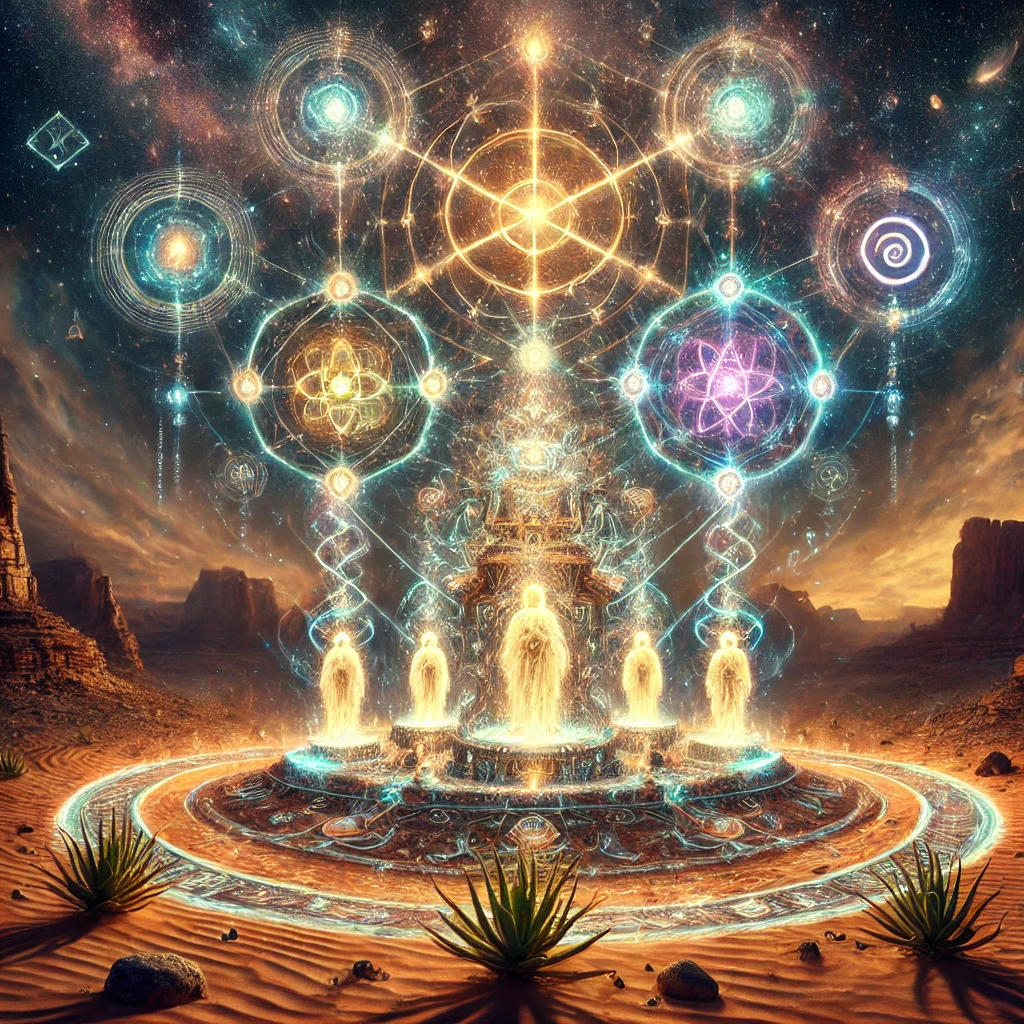 Imagen espiritual iluminada